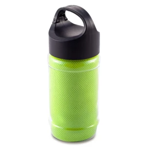 Asciugamano refrigerante in bottiglia Feel cool - Verde