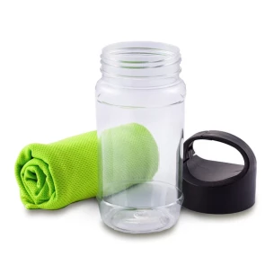 Asciugamano refrigerante in bottiglia Feel cool - Verde