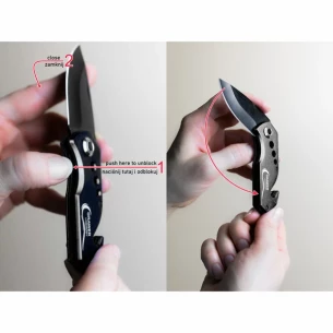 Coltello pieghevole Intact - Nero
