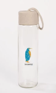 Bottiglia di vetro SKINNY 350 ml - Naturale