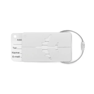 Etichetta per bagagli FLY TAG - argento opaco