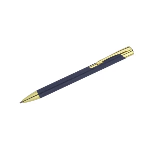 Penna a sfera dorata - Blu navy