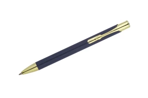 Penna a sfera dorata - Blu navy