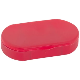 Contenitore per compresse Morr con 3 scomparti - Rosso