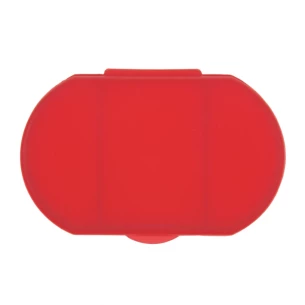 Contenitore per compresse Morr con 3 scomparti - Rosso