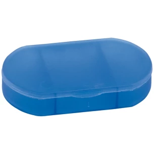 Contenitore per compresse con 3 scomparti Morr - Blu navy