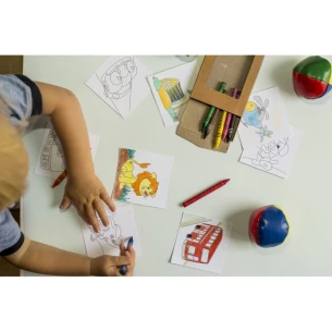 Set da colorare, pastelli | Hadley - neutro