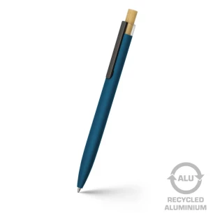 Penna in alluminio riciclato | Randall - Blu navy