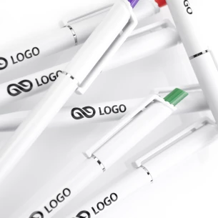 Penna a sfera Roma White - Giallo