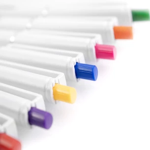 Penna a sfera Roma White - Giallo