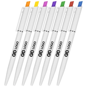 Penna a sfera Roma White - Giallo