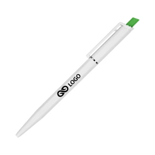 Penna a sfera Roma White - Verde