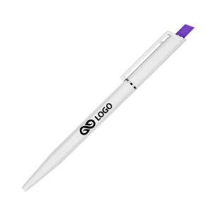 Penna a sfera Roma White - Viola