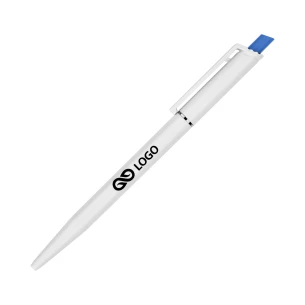 Penna a sfera Roma White - Blu