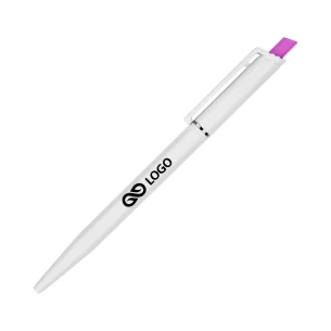 Penna a sfera Roma White - Rosa