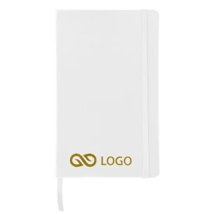 Notatnik w kratkę Asturias - Biały