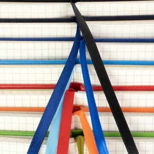 Notatnik w kratkę Asturias - Pomarańczowy