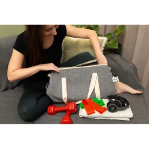 Borsa sportiva Asha, da viaggio - grigio