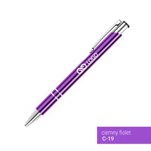 Penna a sfera Cosmo - Viola scuro