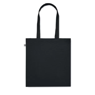 Borsa in cotone organico BENTE COLOUR - Nero