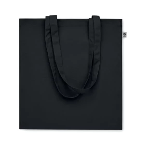 Borsa in cotone organico BENTE COLOUR - Nero