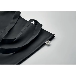 Borsa in cotone organico BENTE COLOUR - Nero