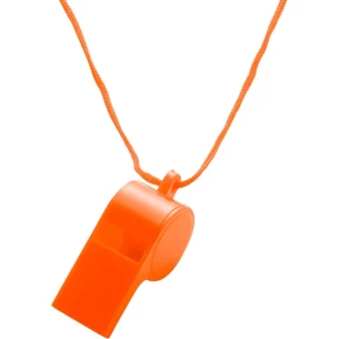 Fischietto con cordicella - arancione - Arancione