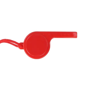 Fischietto con cordicella - Rosso