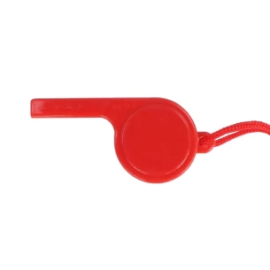 Fischietto con cordicella - Rosso