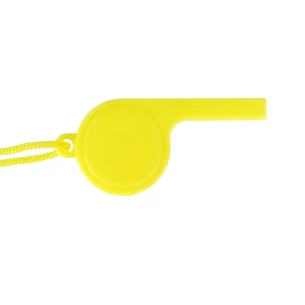 Fischietto con cordicella - Giallo