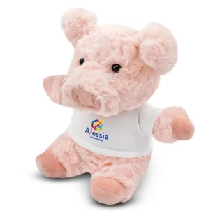 Maiale di peluche Tailyssia - Rosa