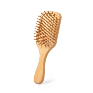 Spazzola per capelli in bambù - marrone chiaro