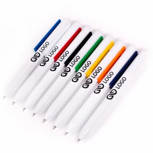 Penna a sfera Comet White - Grigio