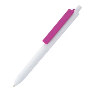 Penna a sfera Comet White - Fucsia