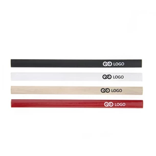 Matita da falegname stampata con logo - Beige