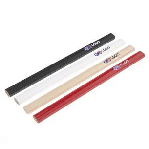 Matita da falegname stampata con logo - Beige