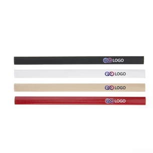 Matita da falegname stampata con logo - Beige