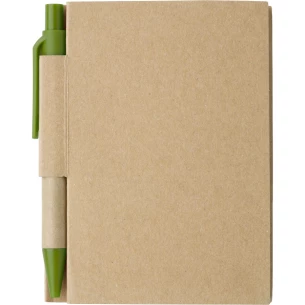 Blocco note Eco1 con penna - Verde