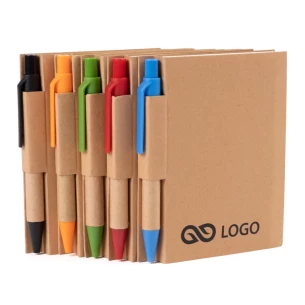 Blocco note Eco1 con penna - Verde