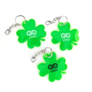 Portachiavi riflettente Trifoglio