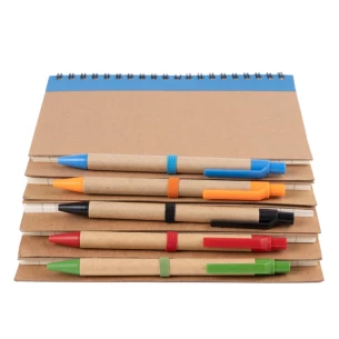 Blocco note Eco3 con penna - Verde