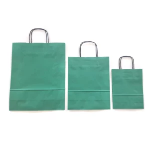 Borsa di carta morbida A4 - Verde