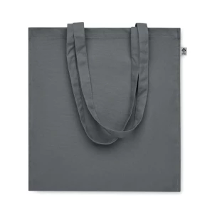 Borsa in cotone organico BENTE COLOUR - grigio pietra