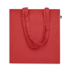 Borsa in cotone biologico BENTE COLOUR - Rosso