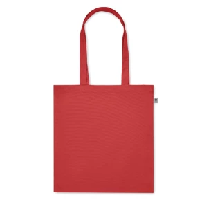Borsa in cotone biologico BENTE COLOUR - Rosso