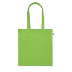 Borsa in cotone biologico BENTE COLOUR - verde lime