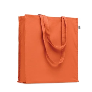 Borsa in cotone biologico BENTE COLOUR - arancione