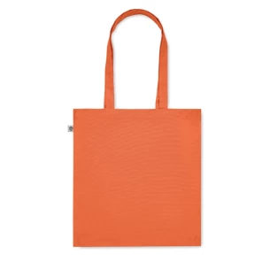 Borsa in cotone biologico BENTE COLOUR - arancione