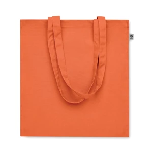 Borsa in cotone biologico BENTE COLOUR - arancione