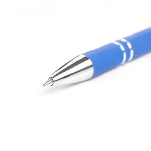 Penna a sfera Cosmo Rubber - Blu